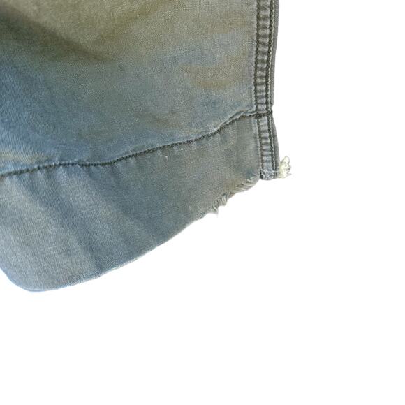 Vintage Y2K Free People Low Slung Baggy Boho Grunge Army Green Utility Pants 8 - Picture 11 of 15